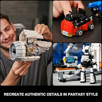 Amazon.co.jp: BRICKKK PANTASY City 航空機エンジン工房